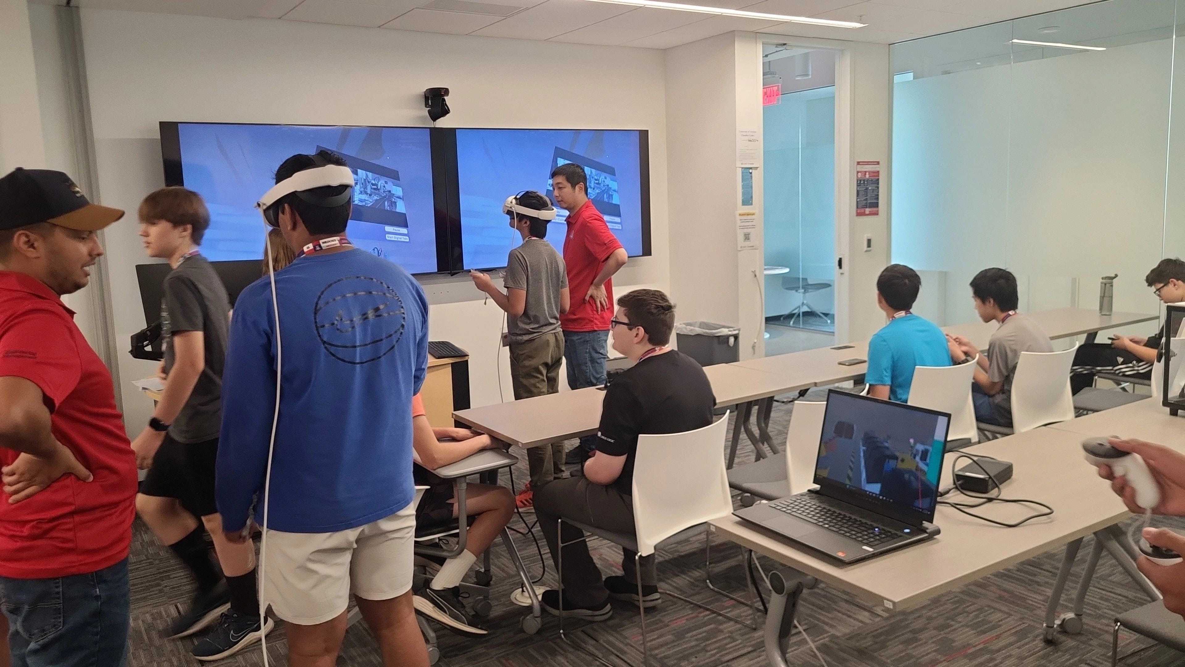 CUSD semiconductor camp students participate in AR/VR