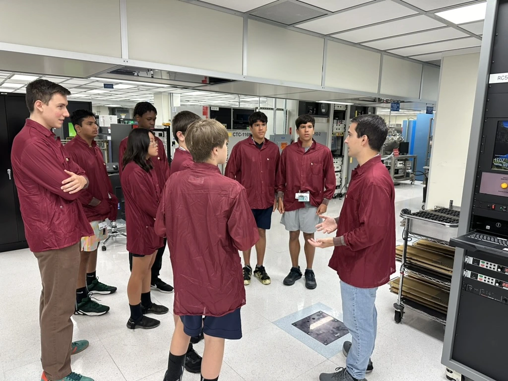 CUSD semiconductor camp students tour NXP Semiconductors