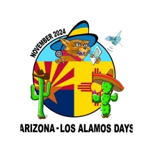 Arizona - Los Alamos event graphic includes a Wildcat and various cacti.