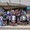 CUSD semiconductor camp student pose during a company visit.